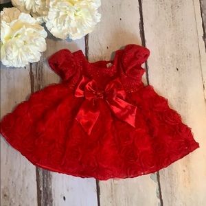 Sweet Heart Rose Red Roses Dress